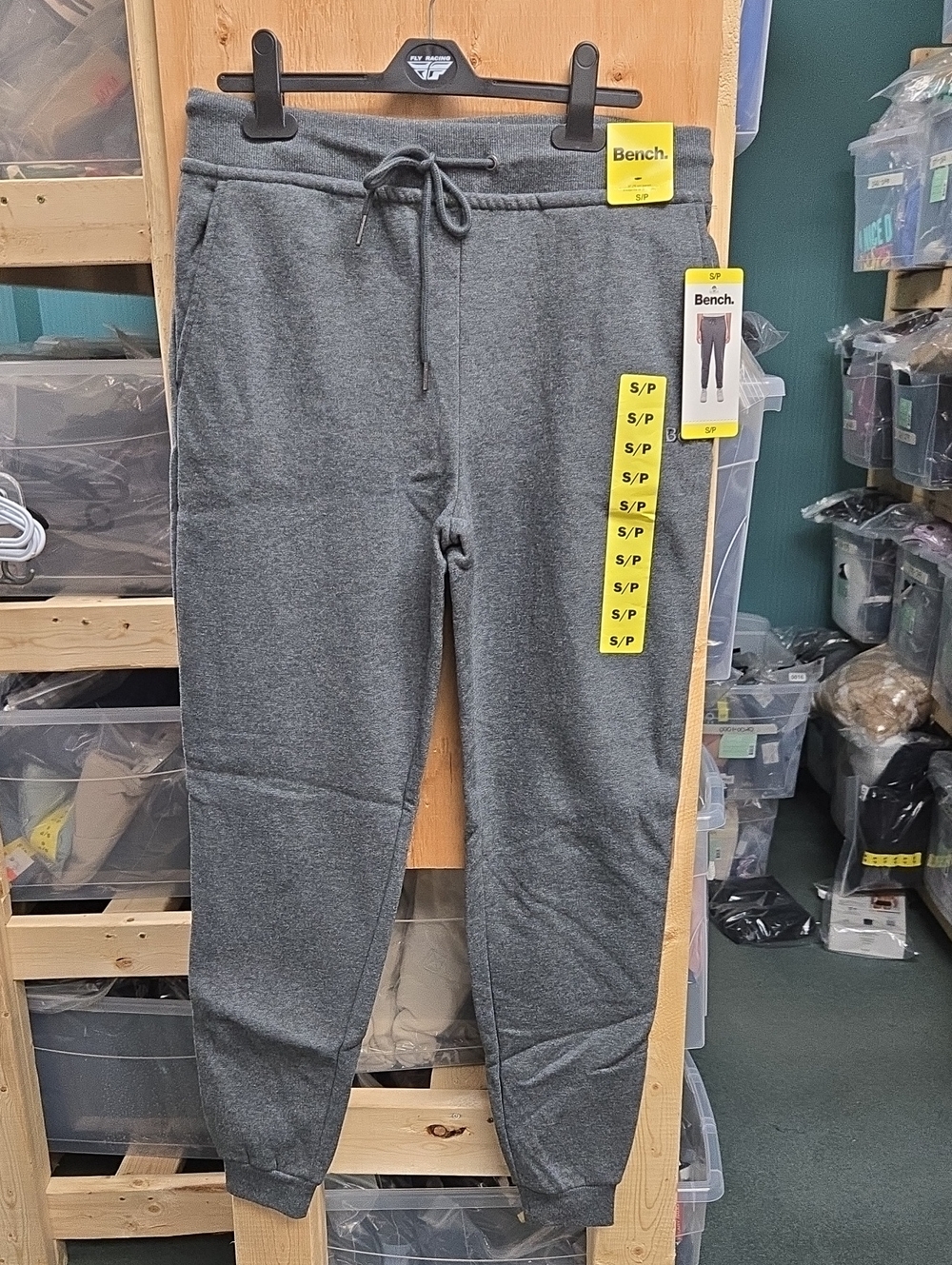 Bench Size S Heathered Grey Fleece Lined Jogger Pant